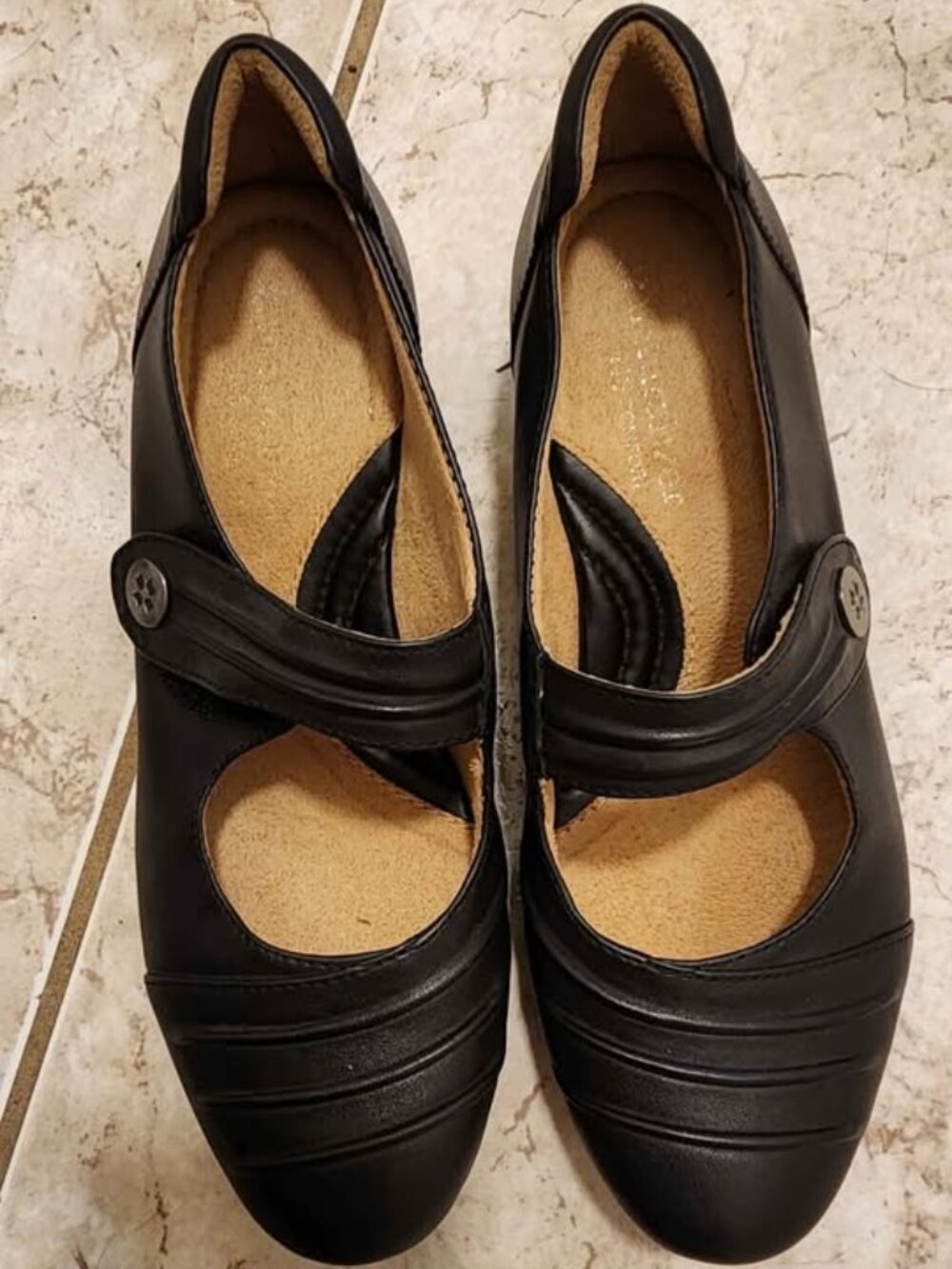 Naturalizer - Mary Jane Heels - Black - Size 5.5
